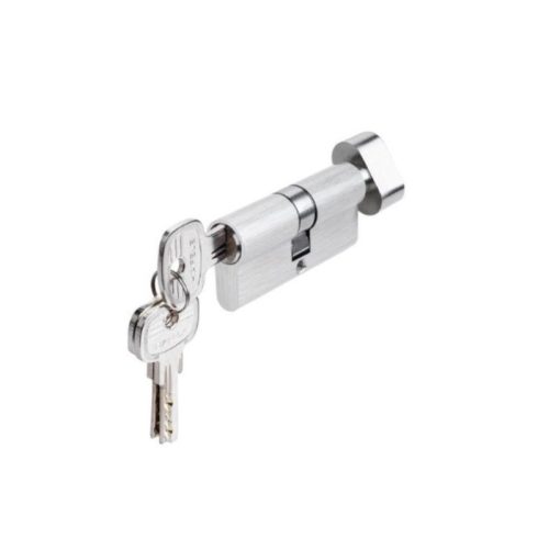 Ảnh thực tế ruột khóa 1 đầu chìa 1 đầu vặn oval Hafele 916.96.315