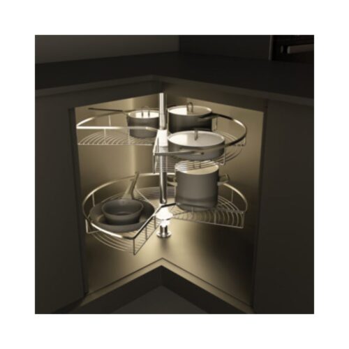 Bộ rổ góc xoay 270 độ MEZZO Cucina 548.37.010 Inox 304