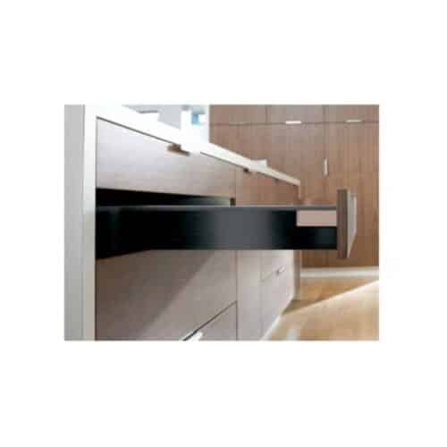 Ray hộp Hafele TANDEMBOX Intivo X1 Hafele 553.84.335 giảm chấn màu đen