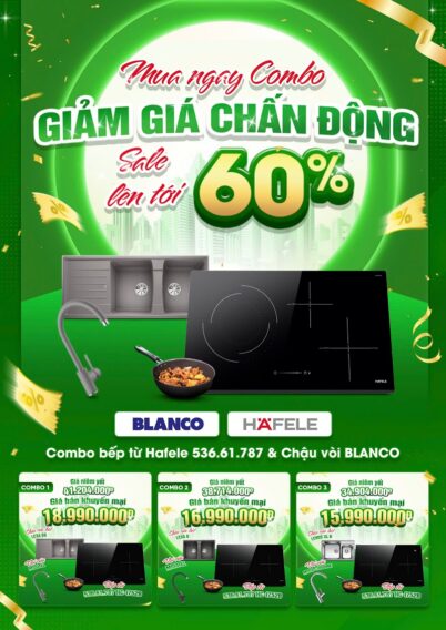 Mua ngay combo: Giảm giá chấn động - Sale lên tới 60%