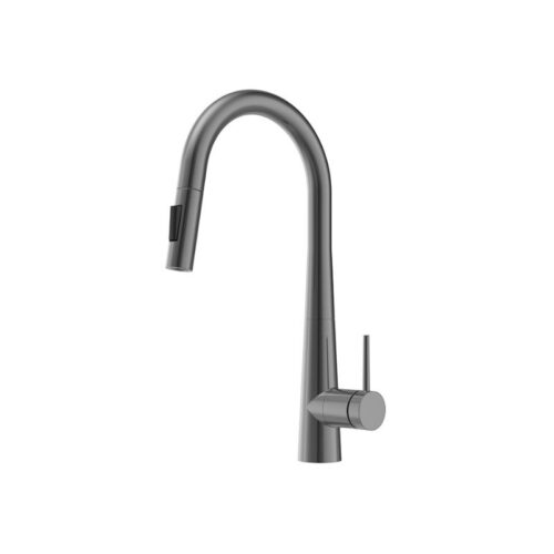 Vòi rửa bát nóng lạnh Hafele HT24-SH1P417-TITAN 570.85.441 có dây rút