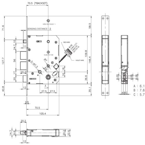 Lắp đặt khóa điện tử Hafele 912.21.048